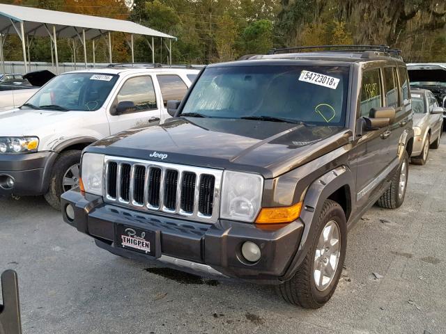 1J8HG58296C233506 - 2006 JEEP COMMANDER GRAY photo 2