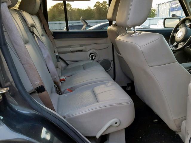 1J8HG58296C233506 - 2006 JEEP COMMANDER GRAY photo 6