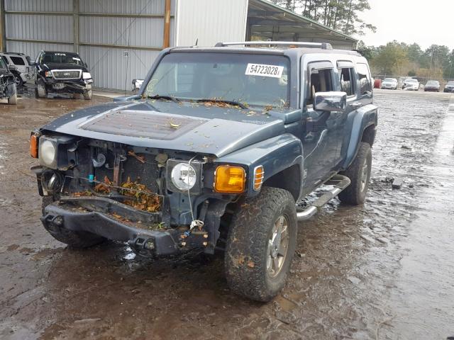 5GTDN136268137436 - 2006 HUMMER H3 BLACK photo 2