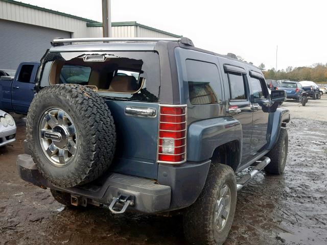 5GTDN136268137436 - 2006 HUMMER H3 BLACK photo 4