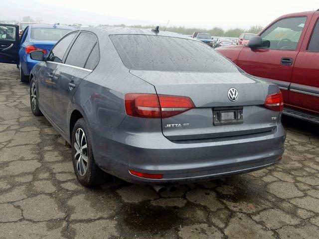3VWDB7AJ8JM226648 - 2018 VOLKSWAGEN JETTA SE CHARCOAL photo 3