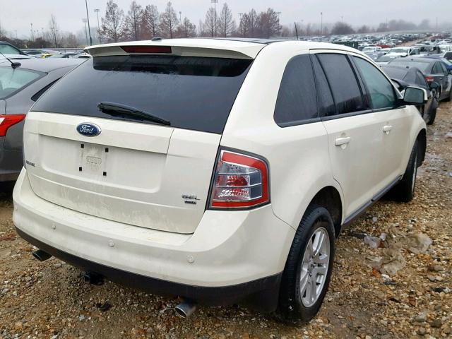 2FMDK49C97BA86963 - 2007 FORD EDGE SEL P WHITE photo 4