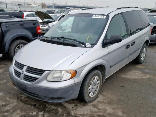 1D4GP25R67B205627 - 2007 DODGE CARAVAN SE SILVER photo 2