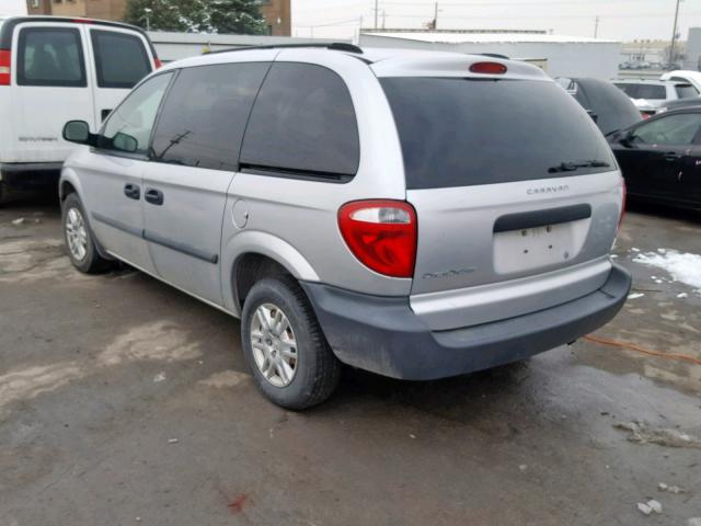 1D4GP25R67B205627 - 2007 DODGE CARAVAN SE SILVER photo 3