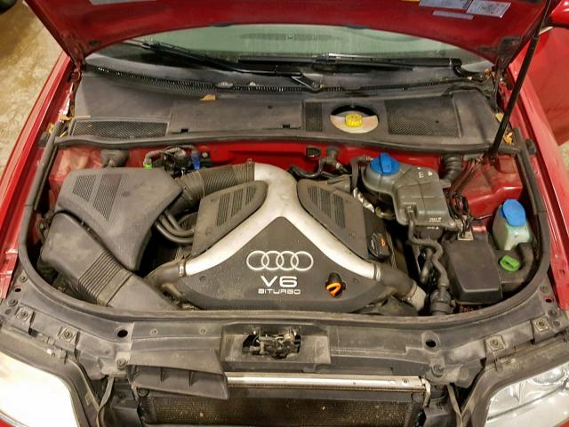 WAULD64B53N048789 - 2003 AUDI A6 2.7T QU RED photo 7