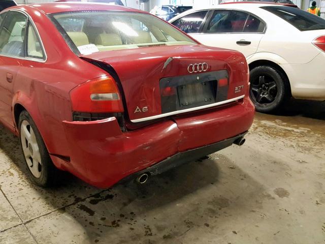 WAULD64B53N048789 - 2003 AUDI A6 2.7T QU RED photo 9