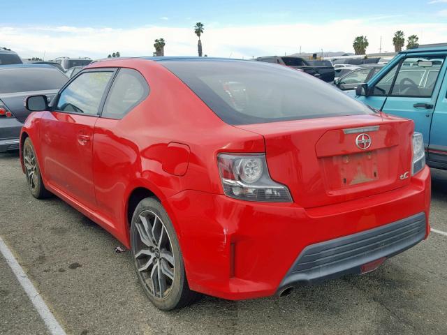 JTKJF5C72E3076987 - 2014 TOYOTA SCION TC წითელი ფოტო 3