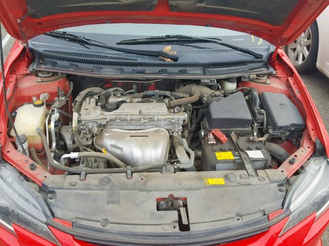 JTKJF5C72E3076987 - 2014 TOYOTA SCION TC წითელი ფოტო 7