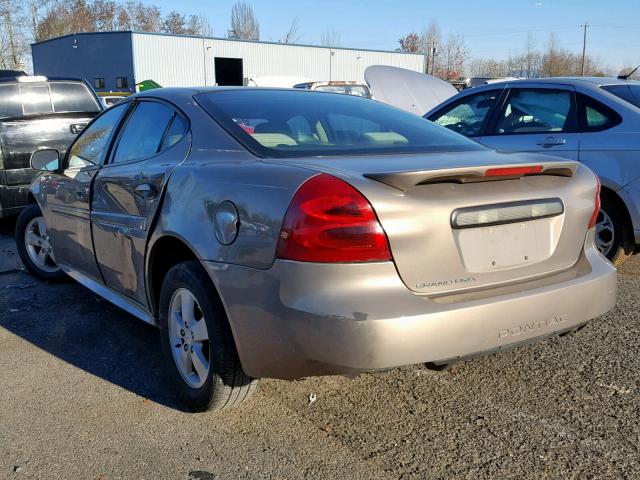2G2WP552361307743 - 2006 PONTIAC GRAND PRIX ბეჟი ფოტო 3