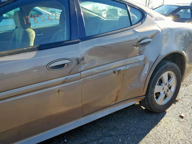 2G2WP552361307743 - 2006 PONTIAC GRAND PRIX ბეჟი ფოტო 9