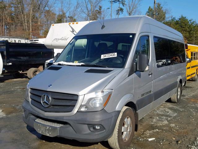 WDZPE8DC6E5849501 - 2014 MERCEDES-BENZ SPRINTER 2 GRAY photo 2