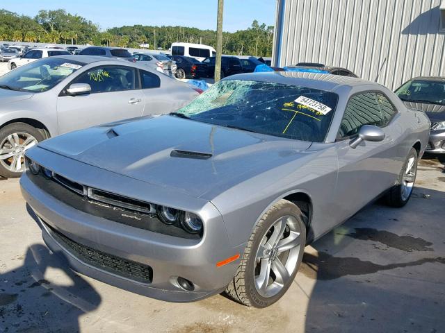 2C3CDZAG1FH855767 - 2015 DODGE CHALLENGER SILVER photo 2