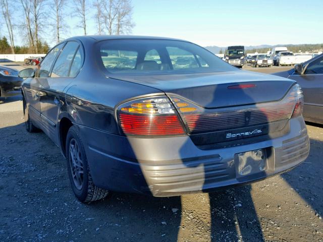 1G2HX52K934181997 - 2003 PONTIAC BONNEVILLE GRAY photo 3