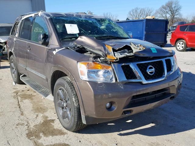 5N1BA0NF4DN613973 - 2013 NISSAN ARMADA PLA GRAY photo 1