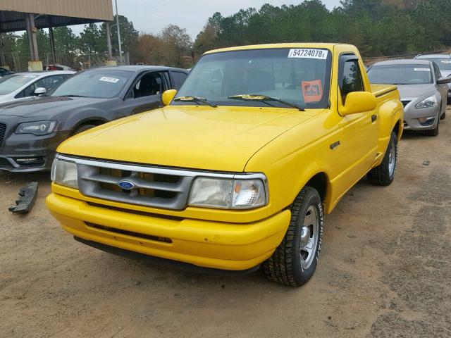 1FTCR10U8SPA81559 - 1995 FORD RANGER YELLOW photo 2