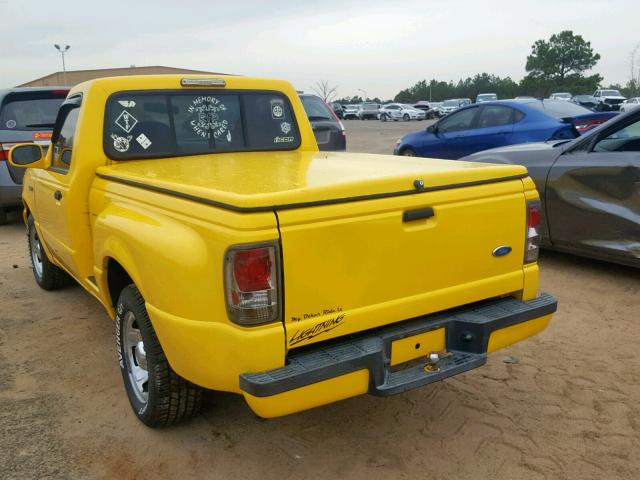 1FTCR10U8SPA81559 - 1995 FORD RANGER YELLOW photo 3