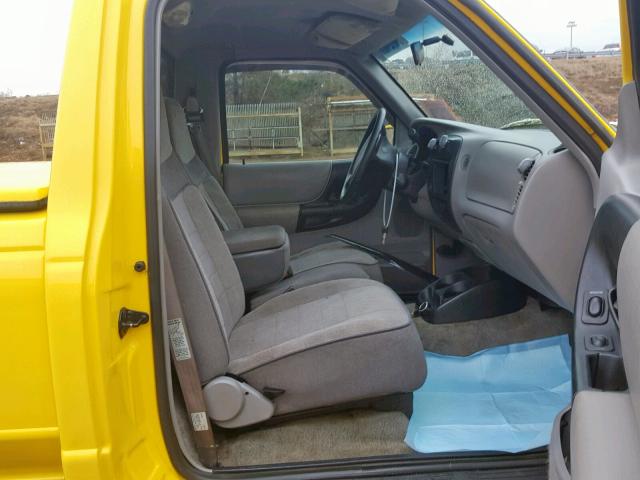 1FTCR10U8SPA81559 - 1995 FORD RANGER YELLOW photo 5