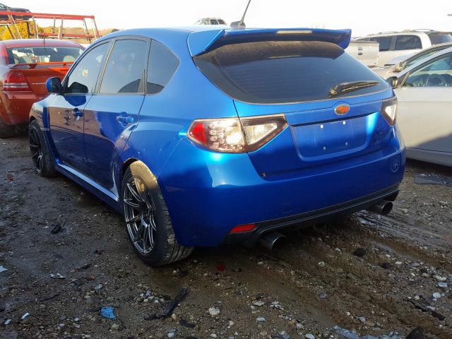 JF1GR7E63BG828361 - 2011 SUBARU IMPREZA WR BLUE photo 3