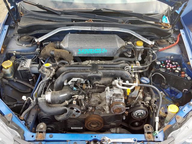 JF1GR7E63BG828361 - 2011 SUBARU IMPREZA WR BLUE photo 7