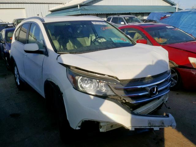 5J6RM4H79CL049487 - 2012 HONDA CR-V EXL WHITE photo 1