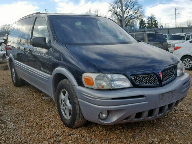 1GMDX03E01D261865 - 2001 PONTIAC MONTANA BLUE photo 1