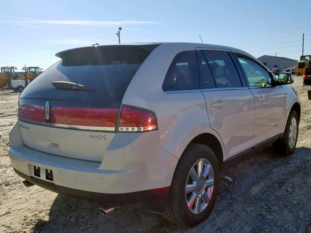 2LMDU68C88BJ13146 - 2008 LINCOLN MKX WHITE photo 4