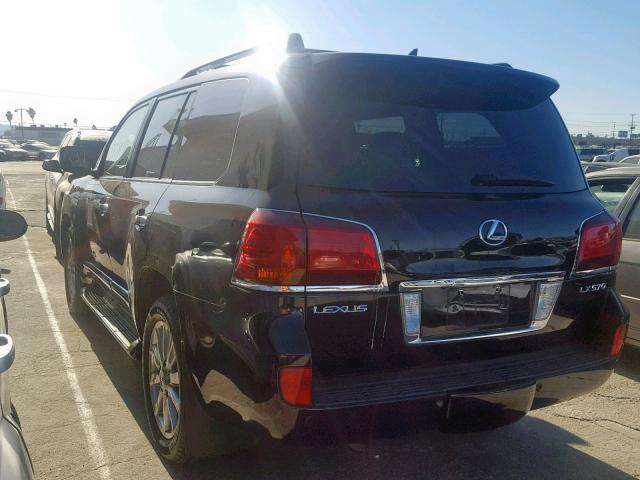 JTJHY7AX8A4051477 - 2010 LEXUS LX 570 BLACK photo 3