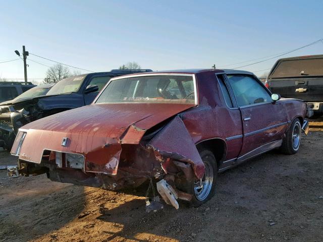 3K47F8G441057 - 1978 OLDSMOBILE CALAIS  RED photo 4