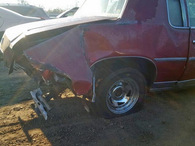 3K47F8G441057 - 1978 OLDSMOBILE CALAIS  RED photo 9