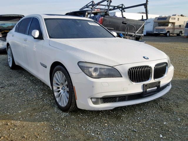 WBAKB8C5XACY63264 - 2010 BMW 750 LI WHITE photo 1