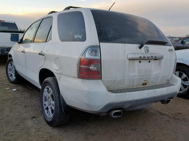 2HNYD18914H515407 - 2004 ACURA MDX TOURIN WHITE photo 3