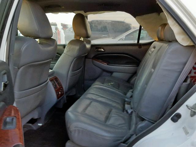 2HNYD18914H515407 - 2004 ACURA MDX TOURIN WHITE photo 6