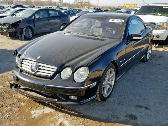 WDBPJ74JX3A037755 - 2003 MERCEDES-BENZ CL 55 AMG BLACK photo 2