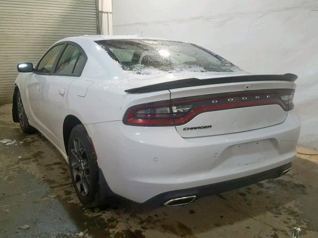2C3CDXJGXJH330767 - 2018 DODGE CHARGER GT WHITE photo 3