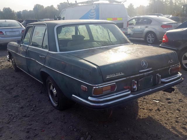 10806812004379 - 1972 MERCEDES-BENZ 280SEL GREEN photo 3