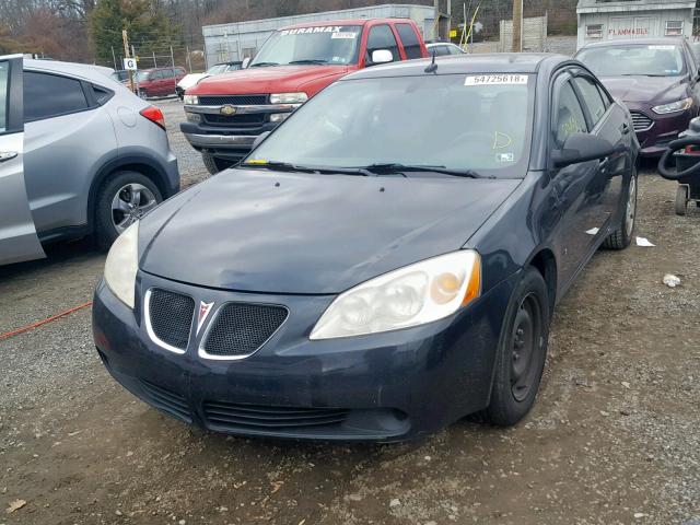 1G2ZF57B484266964 - 2008 PONTIAC G6 VALUE L BLACK photo 2