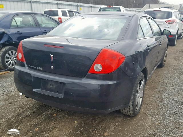 1G2ZF57B484266964 - 2008 PONTIAC G6 VALUE L BLACK photo 4