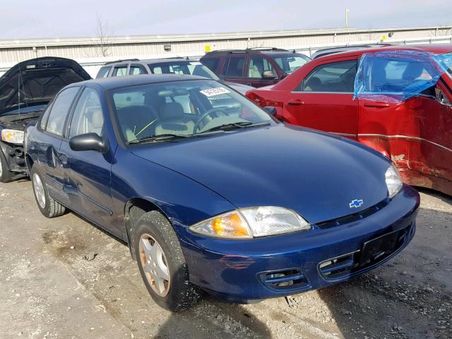 1G1JC524427250627 - 2002 CHEVROLET CAVALIER B BLUE photo 1