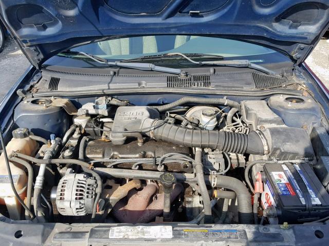 1G1JC524427250627 - 2002 CHEVROLET CAVALIER B BLUE photo 7