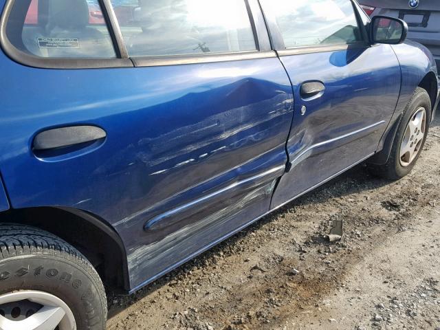 1G1JC524427250627 - 2002 CHEVROLET CAVALIER B BLUE photo 9