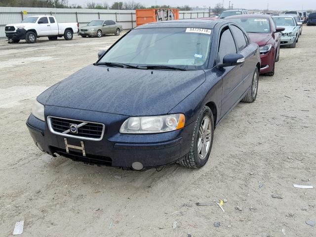 YV1RS592672636319 - 2007 VOLVO S60 2.5T BLUE photo 2