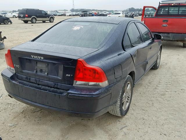 YV1RS592672636319 - 2007 VOLVO S60 2.5T BLUE photo 4