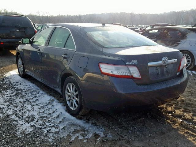 4T1BB3EK1AU116361 - 2010 TOYOTA CAMRY HYBR GRAY photo 3