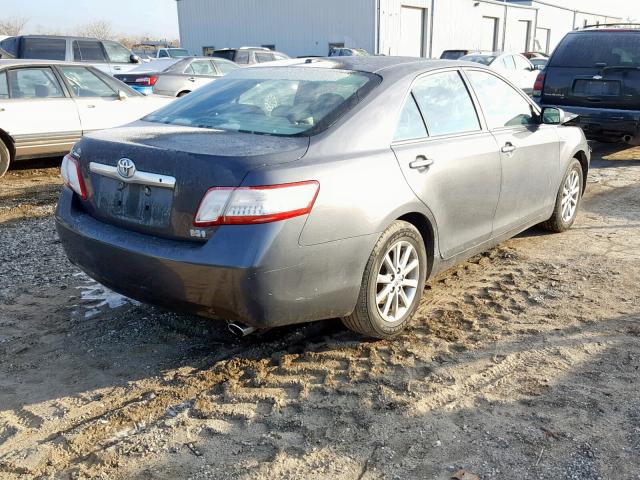 4T1BB3EK1AU116361 - 2010 TOYOTA CAMRY HYBR GRAY photo 4