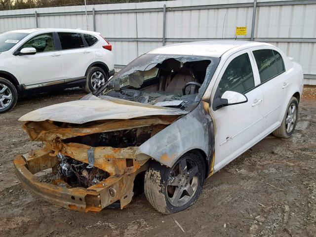 1G1AL58F087223023 - 2008 CHEVROLET COBALT LT WHITE photo 2