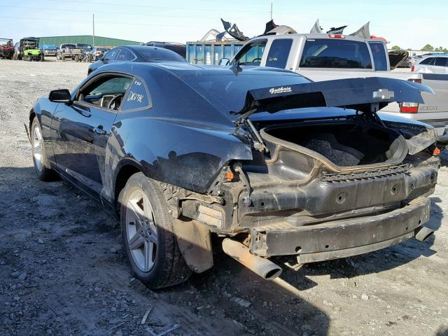 2G1FE1ED1B9174951 - 2011 CHEVROLET CAMARO LS BLACK photo 3