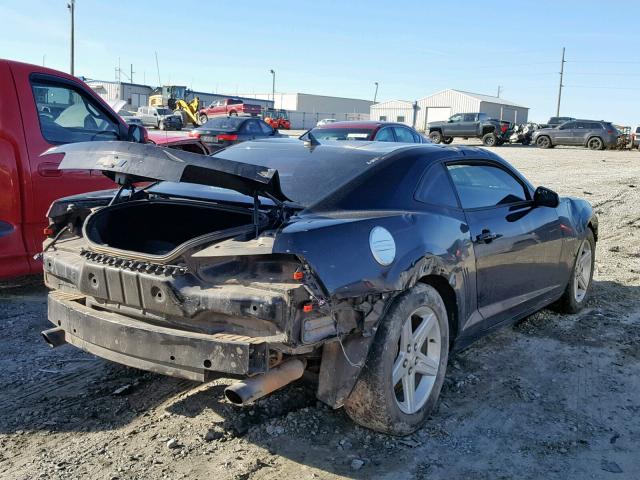 2G1FE1ED1B9174951 - 2011 CHEVROLET CAMARO LS BLACK photo 4