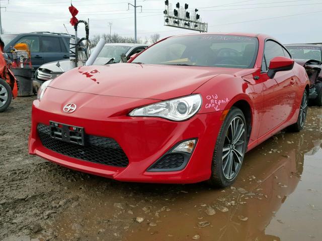 JF1ZNAA14G9702355 - 2016 TOYOTA SCION FR-S RED photo 2