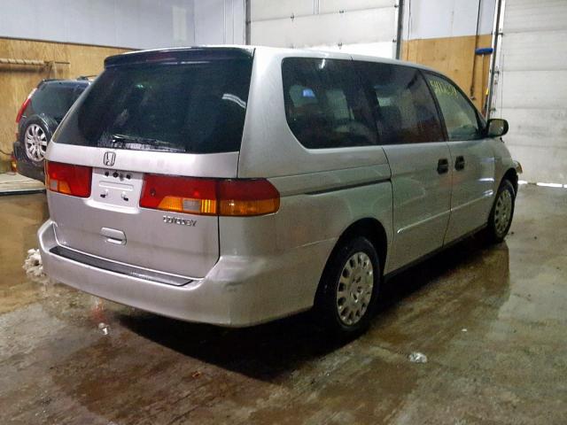 5FNRL18593B129154 - 2003 HONDA ODYSSEY LX SILVER photo 4