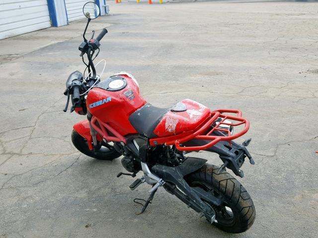 L37MMHBV5GZ080082 - 2016 DAIX SCOOTER RED photo 3